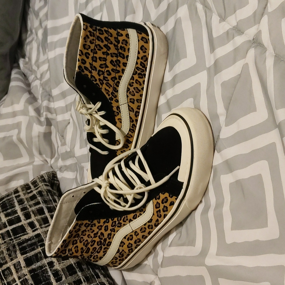 Vans High Top Cheetah Print